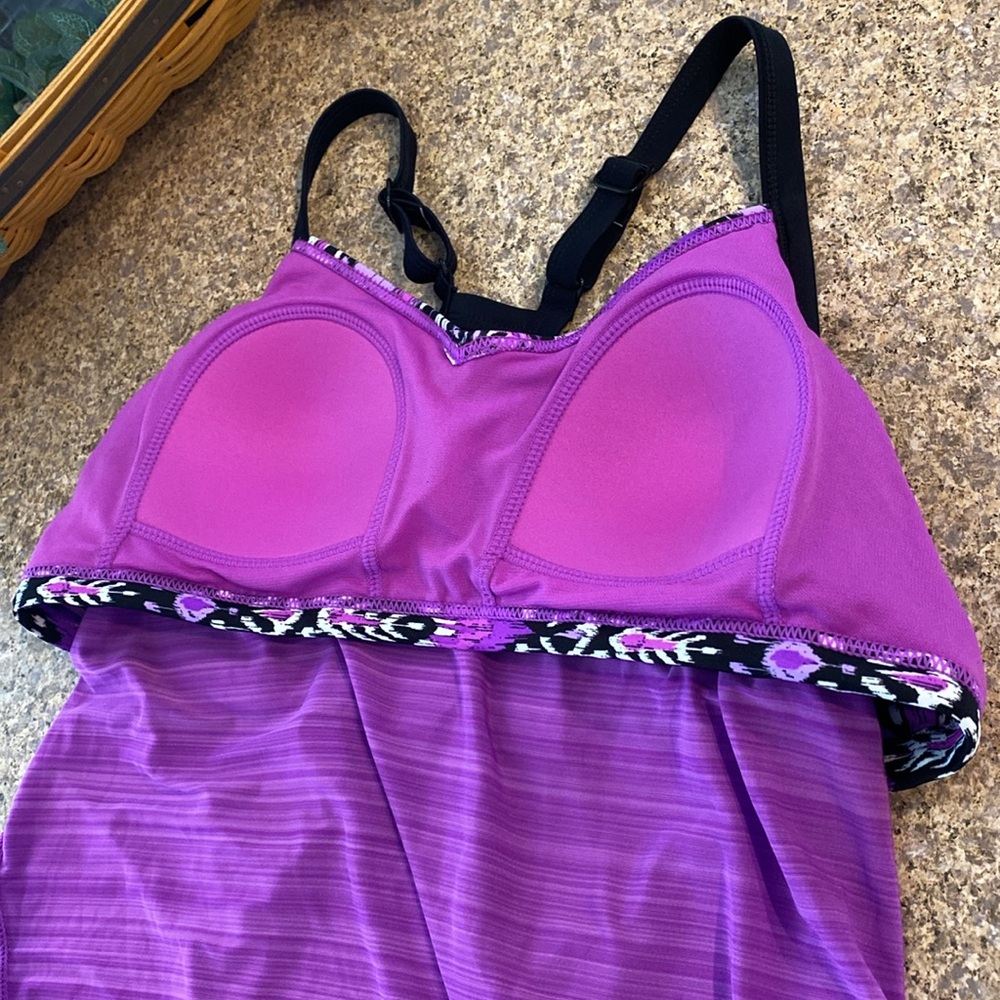 ZeroXPosur Swim Top L (12) Tankini Top - Picture 10 of 17